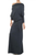 One Shoulder Dolman Sleeves Draped Waist Dress