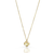 DESIREE PERIDOT BIRTHSTONE PENDANT NECKLACE - AUGUST