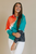 Down the Line Colorblock Tie Dye Hoodie