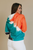 Down the Line Colorblock Tie Dye Hoodie