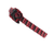Beaded Rose Narrow Headband, 2-Tone (Red and Black)
