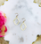 Small Brushed Gold Marquise Pendant Earrings 