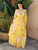 Michal Long Sleeves Floral Maxi Dress
