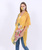 Gold and Peonies Kimono with Mask Set (2 Pieces)