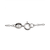 Collette Z Sterling Silver White Cubic Zirconia Triangle Design Pendant