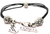 It Is What It Is Pewter Beaded Black Cord Bracelet