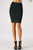 Luxe Pencil Skirt in Black