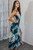 Paradise Island Floral Maxi Dress with Side slit