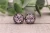 Baseballs & Leopard  Glass Stud Earrings