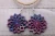 Flower Dangle Earrings - Double Sided