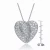 Collette Z Sterling Silver Cubic Zirconia Dangling Pendant Necklace