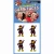 Waterless Peel & Stick Temporary Tattoos Fan-A-Peel / Gamesfaces
