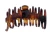 3.5" Tubular Rake Tortoise Shell Claw