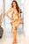 Spring Has Sprung Off The Shoulder Floral Print Body-con Midi Dress White