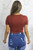 Josephina V-neck Bodysuit With Pocket