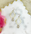 Brushed Gold & Pave Pendant Earrings 