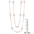 Collette Z Rose Goldtone Sterling Silver Cubic Zirconia Necklace