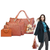 1Set/4Pcs Women Leather Handbag Lady Shoulder Bags 