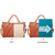 1Set/4Pcs Women Leather Handbag Lady Shoulder Bags 