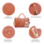 1Set/4Pcs Women Leather Handbag Lady Shoulder Bags 