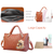 1Set/4Pcs Women Leather Handbag Lady Shoulder Bags 