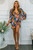 Work of Art Bubble Sleeves Cinched Mini Dress
