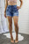 Never Basic Denim Fray Cargo Style Denim Short