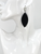Genuine  Hair On Leather Earrings 