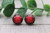 Red Marble | Druzy Stud Earrings | Hypoallergenic