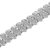 Sterling Silver 3ct. Total Diamond Weight Diamond Multi Row Lin Karat Tennis Bracelet 