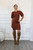 Puffy Sleeves Sweater Dress