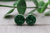 Glitz Green | 12mm Druzy Stud Earrings | Hypoallergenic