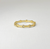 DAPHNE THIN GOLD PAVE RING