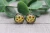 Beautiful Sunflowers  Glass Stud Earrings