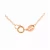 Collette Z Rose Goldplated Sterling Silver Cubic Zirconia Matte Flower Lace Necklace