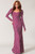 Long Sleeve Stripe Maxi Dress Large