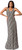 Simple Taupe/black Stripe Tie-up back