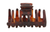 Flat Tubular Rake Hair Claw