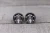 Starbucks Black  Glass Stud Earrings