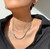 BLAKE SILVER BOX CHAIN NECKLACE