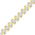 Yellow Plated Sterling Silver Round-Cut Diamond Bracelet (0.5 cttw, H-I Color, I2-I3 Clarity)