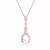 Collette Z Rose Gold Overlay How Lite Necklace