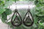 Deathly Hallows HP || Acrylic Dangle Earrings || Hypoallergenic