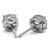 4.00 ctw Lab Grown Diamond Stud Earrings in 14k White Gold (G-VS)