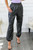 No Faux Intentions Faux Leather Cargo Jogger Pants