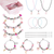66Pcs Charm Bracelet Making Kit 