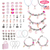 66Pcs Charm Bracelet Making Kit 