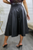 Never Enough Pleated Faux Leather Skirt