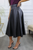 Never Enough Pleated Faux Leather Skirt