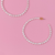 Heart Pearl Hoop Earrings